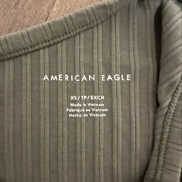 Army green one shoulder top - Picture 3 of 3